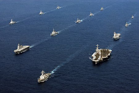 11月5日至16日，美日“銳劍”聯(lián)合軍事演習(xí)在九州和沖繩等地實(shí)施。