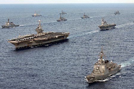 演習(xí)假設(shè)日本和亞洲地區(qū)發(fā)生軍事沖突的情況下，日美兩國海軍如何協(xié)同作戰(zhàn)。