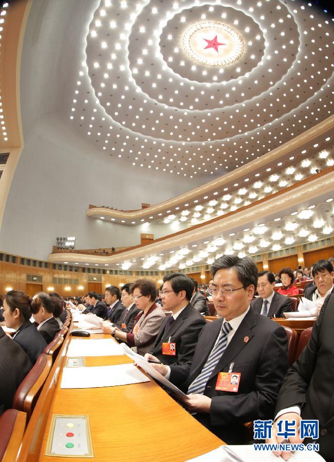 （兩會(huì)）（13）十二屆全國人大一次會(huì)議舉行第二次全體會(huì)議