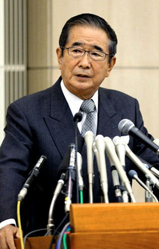 資料圖：日本前東京都知事、維新會(huì)共同代表石原慎太郎。