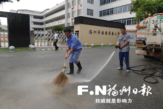臺風(fēng)“鲇魚”遠(yuǎn)去　福州市絕大部分學(xué)?；謴?fù)上課